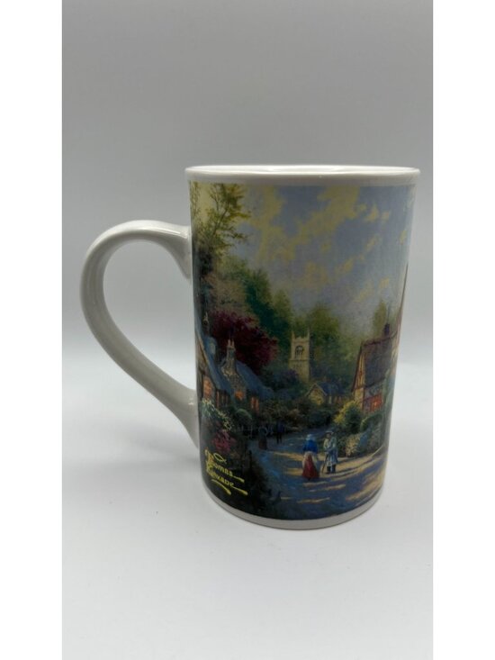 Thomas Kinkade Other - Thomas Kinkade Cobblestone Village Ceramic Mug Dishwasher & Microwave Safe 1998